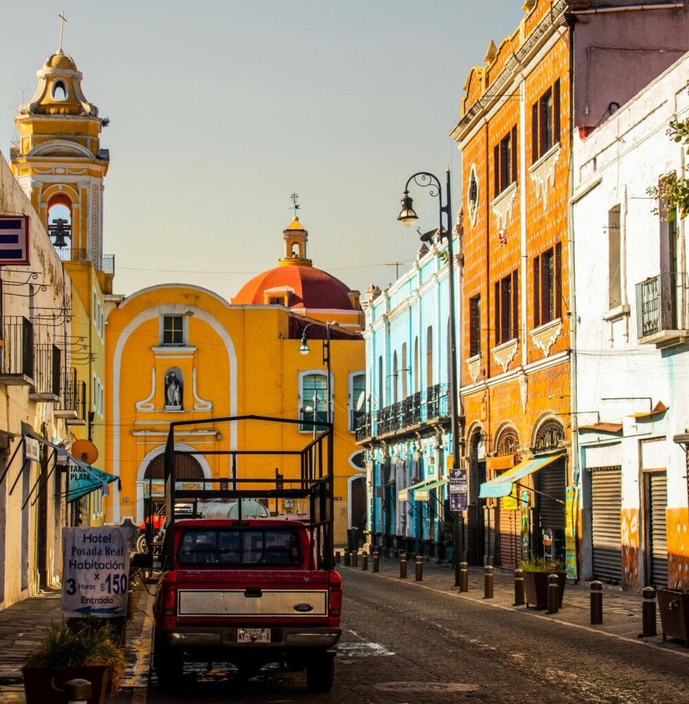 Pueblos miestas Meksikoje